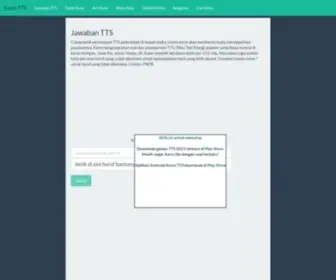 Kuncitts.com(Kunci Jawaban TTS) Screenshot