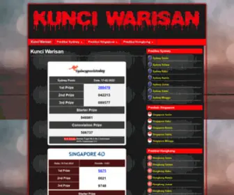 Kunciwarisan.com(Kunciwarisan prediksi) Screenshot