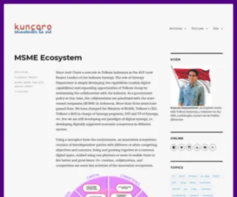 Kuncoro.com(Kuncoro) Screenshot