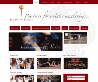 Kundalinidance.com(Kundalini Dance) Screenshot