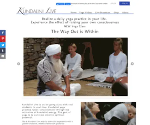 Kundalinilive.com(Yoga Videos Online) Screenshot