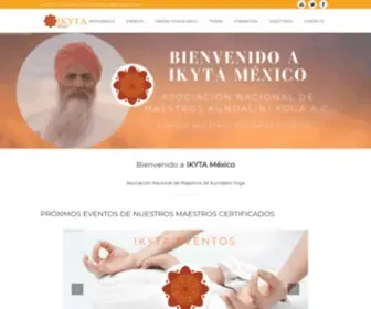 Kundaliniyoga.com.mx(IKYTA México) Screenshot