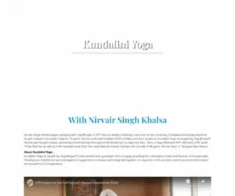 Kundaliniyoga.net(Kundalini Yoga) Screenshot