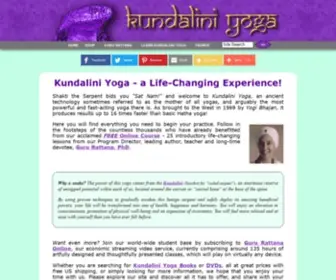 Kundaliniyoga.org(Kundalini Yoga) Screenshot