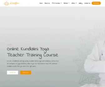 Kundaliniyogaashram.org(Kundalini Yoga Ashram offers the best kundalini yoga teacher training in Rishikesh. Our training) Screenshot
