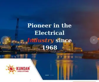 Kundan.co.in(Industrial Corporate Industry & Factory) Screenshot