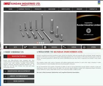 Kundan.com(KUNDAN INDUSTRIES LTD) Screenshot