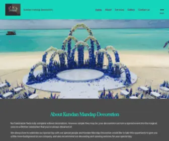 Kundanmandapdecorators.com(kundanmandapdecorators) Screenshot