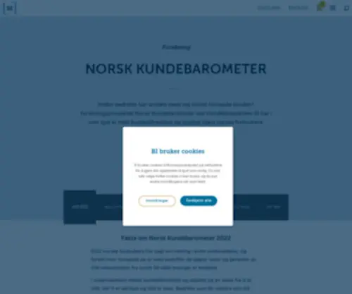 Kundebarometer.com(Norsk kundebarometer) Screenshot