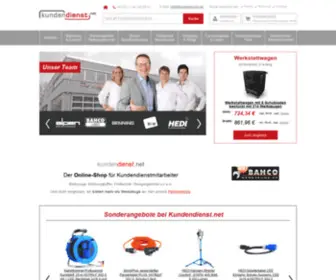 Kundendienst.net(Werkzeuge, Werkzeugkoffer, Prüftechnik, Reinigungsmittel u.v.a.m) Screenshot