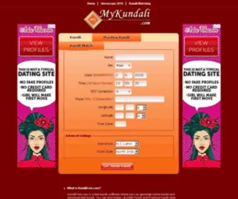 Kundlifree.com(Kundli Free Download & Kundli Free Software) Screenshot