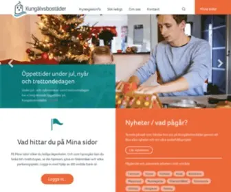 Kungalvsbostader.se(Välkommen) Screenshot