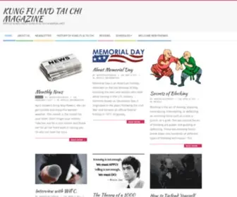 Kungfunewsonline.com(Kung Fu and Tai Chi Magazine) Screenshot