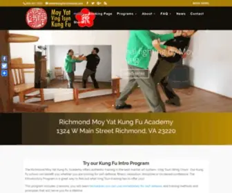 Kungfurichmond.com(Moy Yat Ving Tsun Kung Fu Richmond) Screenshot