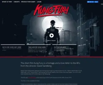 Kungfury.com(Kung Fury) Screenshot