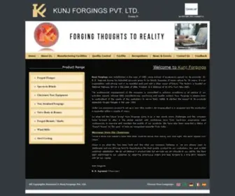 KunjForge.in(Kunj Forgings Pvt) Screenshot