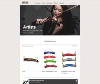 Kunrest.com(The Kun Shoulder Rest) Screenshot