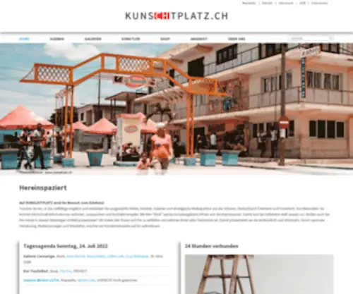 Kunschtplatz.ch(Kunst braucht kommunikation) Screenshot