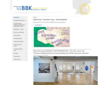 Kunst-IN-Ostbayern.de(Berufsverband Bildender Künstler BBK) Screenshot