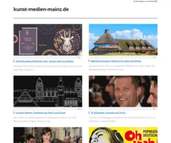 Kunst-Medien-Mainz.de(Kunst, Medien, Mainz) Screenshot