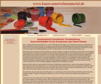 Kunst-Unterrichtsmaterial.de(Kunst Unterrichtsmaterial) Screenshot
