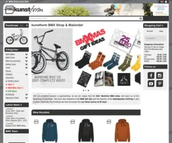 Kunstform.org(Kunstform BMX Shop & Mailorder Deutschland) Screenshot
