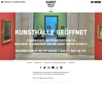 Kunsthalle-Bremen.de(Kunsthalle Bremen) Screenshot