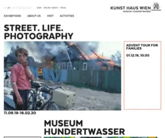 Kunsthauswien.com(Museum Hundertwasser) Screenshot