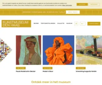 Kunstmuseum.nl(Kunstmuseum Den Haag) Screenshot