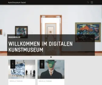 Kunstmuseumbasel.ch(Kunstmuseum Basel) Screenshot