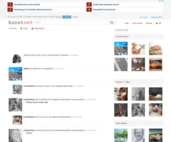 Kunstnet.de(Online-Galerie f) Screenshot