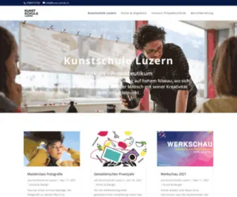 Kunstschuleluzern.ch(Kunstschule Luzern) Screenshot
