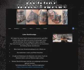 Kunststich.ch(Kunststich tattoo) Screenshot
