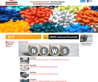 Kunststoff-Deutschland.com(Kunststoff Deutschland) Screenshot