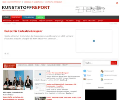 Kunststoffreport.de(Dit domein kan te koop zijn) Screenshot