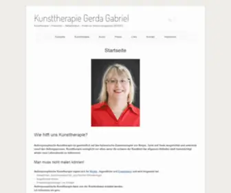 Kunsttherapie-Gabriel.de(Kreatives Stressmanagement (BVAKT)) Screenshot