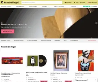 Kunstveiling.nl(Dé online veiling van Kunst en Design) Screenshot
