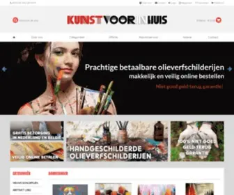 Kunstvoorinhuis.nl(Olieverf schilderijen kopen bij kunstvoorinhuis) Screenshot