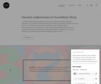 Kunstwest.de(Online Shop) Screenshot