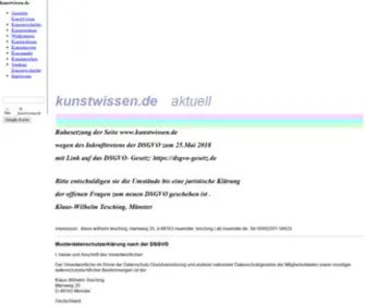 Kunstwissen.de(Künstler) Screenshot