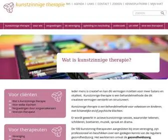 Kunstzinnigetherapie.nl(Nederlandse) Screenshot