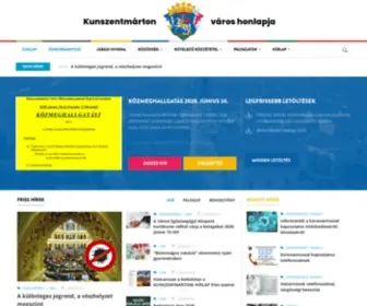 Kunszentmarton.hu(Kunszentmárton) Screenshot