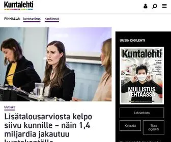 Kuntalehti.fi(Kuntalehti uutisoi ja taustoittaa kunta) Screenshot