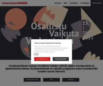 Kuntamarkkinat.fi(Etusivu) Screenshot