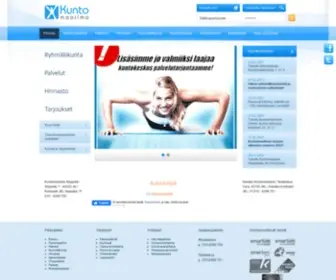 Kuntomaailma.fi(Täyden palvelun kuntosali Jyväskylässä) Screenshot