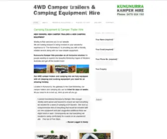 Kununurrakamperhire.com.au(Camper Trailer Hire) Screenshot