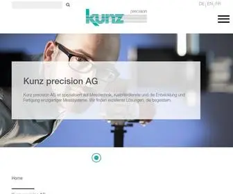 Kunz-Precision.ch(Kunz precision AG) Screenshot