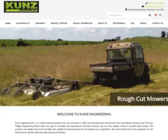 Kunzeng.com(Pull Behind Mowers & Tillage Equipment) Screenshot