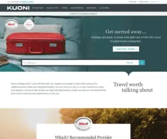 Kuoni.co.uk(Unique Luxury Holidays From The Travel Experts) Screenshot