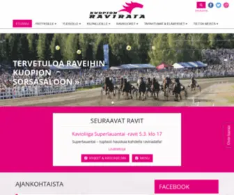 Kuopionravirata.fi(Kuopion Ravirata Oy) Screenshot